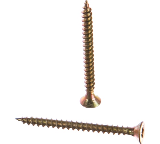 Изображение товара Универсальный саморез по дереву КрепСтройГрупп 3х35 желтый цинк, 500 шт. 145417