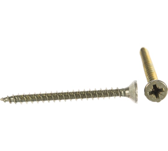 Изображение товара Универсальный саморез по дереву КрепСтройГрупп 4х45 желтый цинк, 250 шт. 145436