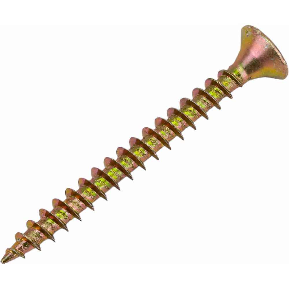 Изображение товара Саморез по дереву КрепСтройГрупп 3,5х35 желтый цинк 500 шт