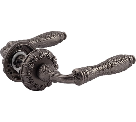 Изображение товара Дверная ручка НОРА-М Грасиоза застар. серебро 8708