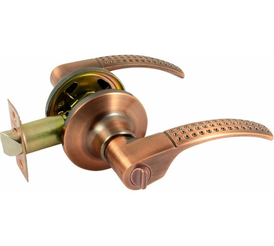 Изображение товара Межкомнатная защелка НОРА-М ЕСО стар. медь ТТ15-03-Э фикс. 16758