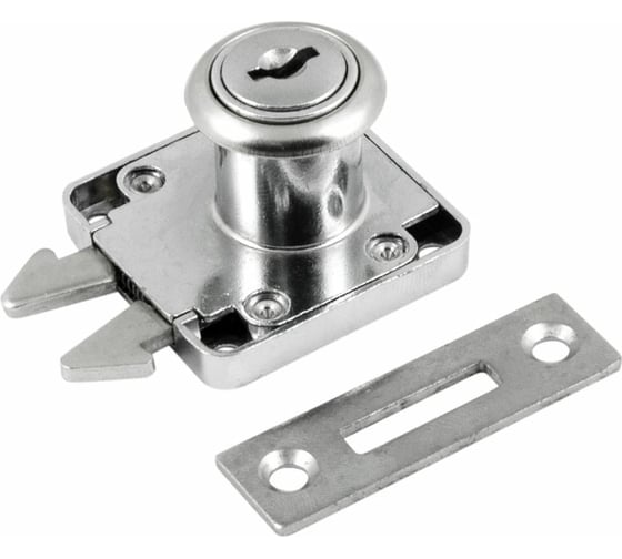 Изображение товара Мебельный замок НОРА-М 6202-22 мм хром 8493