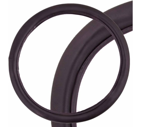 Изображение товара Оплетка SKYWAY Top-2 M черная, экокожа S01102050