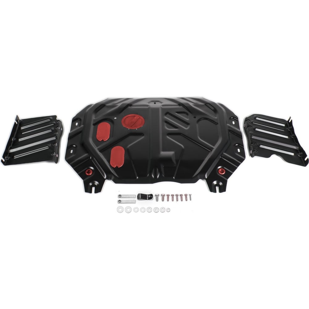 Изображение товара Защита картера и КПП АвтоБРОНЯ Kia Soul II АКПП 2014-2017 2017-2019, сталь 2 мм, с крепежом, 111.02845.1