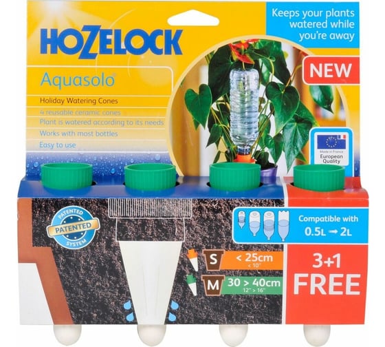 Изображение товара Керамические поливочные конусы Hozelock 2717 для вазонов 30-40 см, 4 шт. 2717 3600