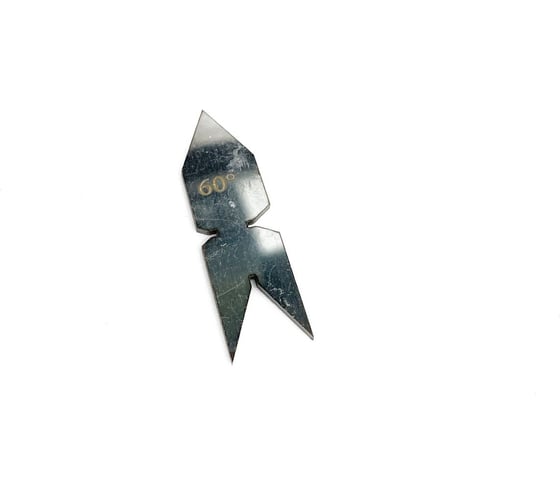 Изображение товара Угловой шаблон для метрических и американских резьб КСИЗ 60 градусов, с калибровкой 100011237