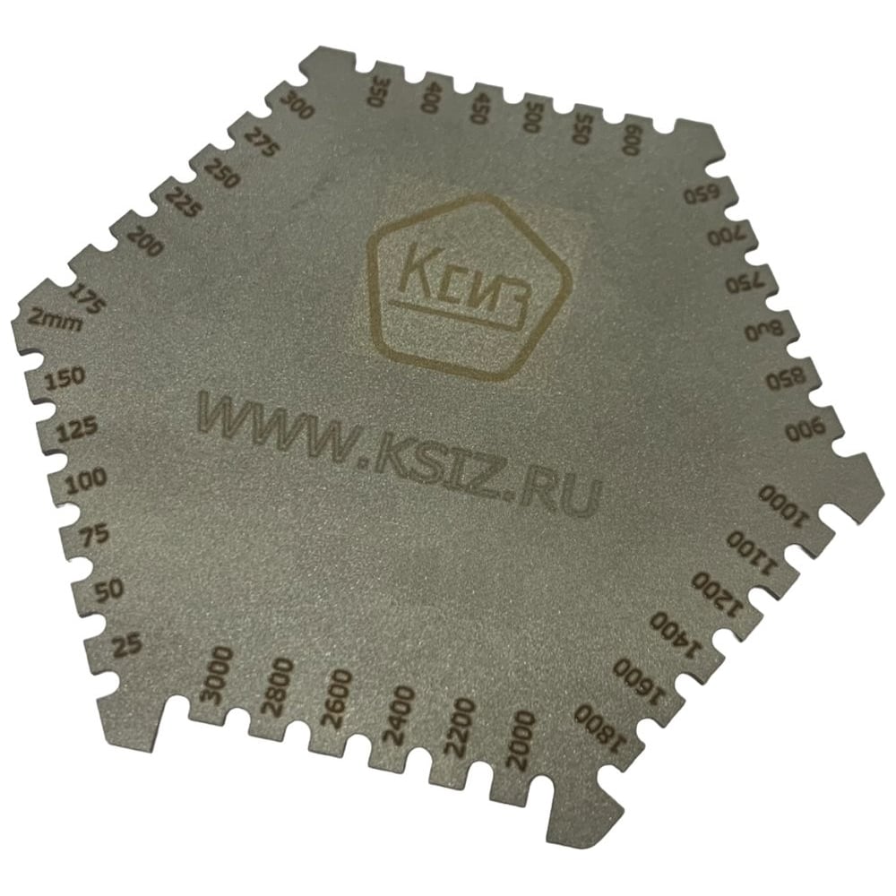 Изображение товара Толщиномер-гребенка КСИЗ ГЛП-25-800 мкм с калибровкой