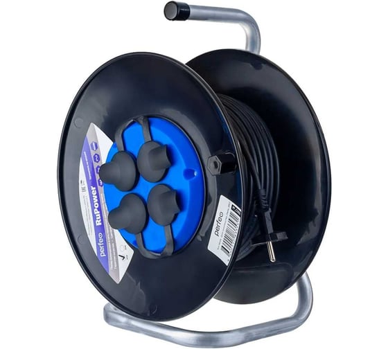 Изображение товара Удлинитель на катушке без заземления PERFEO RU POWER 40 м 4гн 16А 30015479