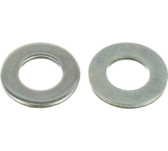 Изображение товара Плоская шайба КрепСтройГрупп М10 оцинкованная DIN 125, 1 кг 145155