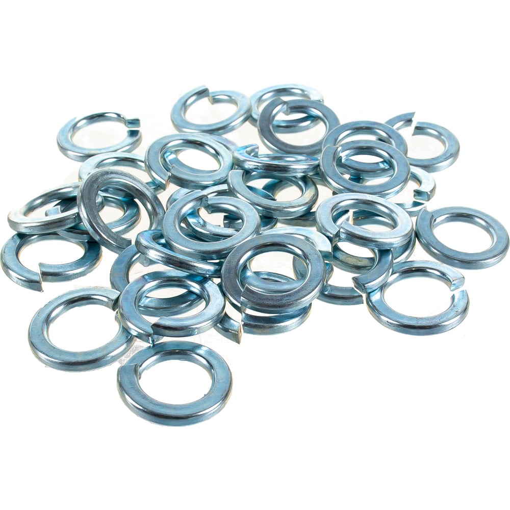 Изображение товара Пружинная шайба гровер КрепСтройГрупп M16 оцинкованная DIN 127, 1 кг