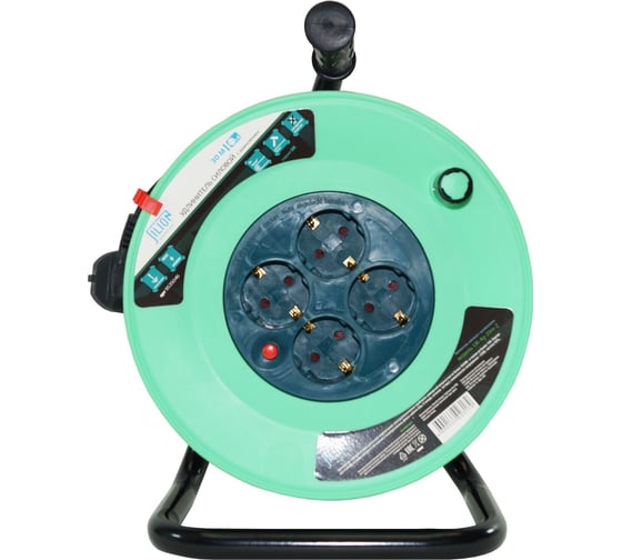 Изображение товара Удлинитель на катушке Jilion UK-4g-30m-Z с 4 евророзетками (с/з) 30м 9535047