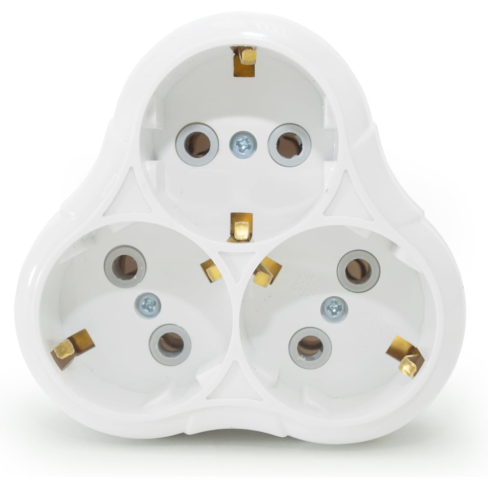 Изображение товара Электрический разветвитель Jilion евро с заземлением 3 гнезда 16А Изображение товара Электрический разветвитель Jilion евро с заземлением 3 гнезда 16А