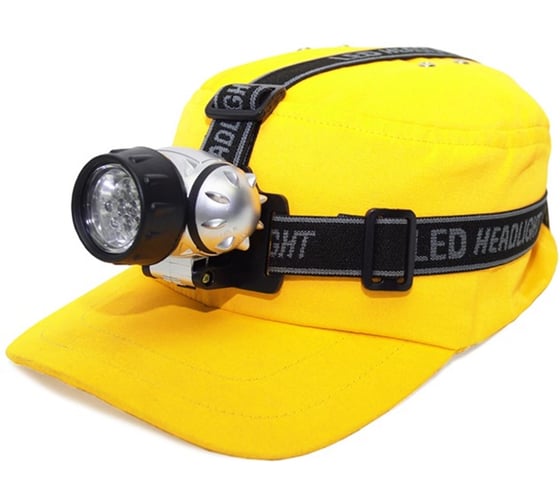 Изображение товара Налобный светодиодный фонарь Jilion 7LED, 3хААА, пластик 9531205