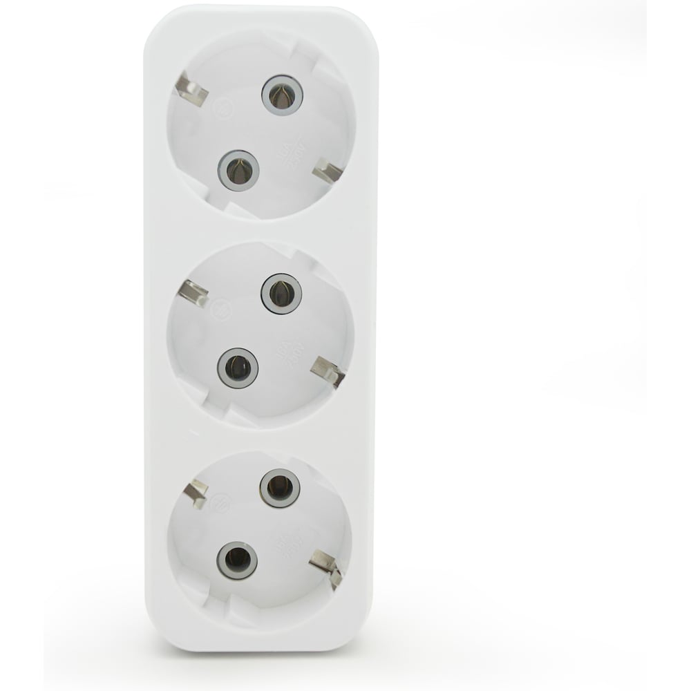 Изображение товара Электрический разветвитель Jilion с заземлением 3 гнезда евро белый 9533880 Изображение товара Электрический разветвитель Jilion с заземлением 3 гнезда евро белый 9533880