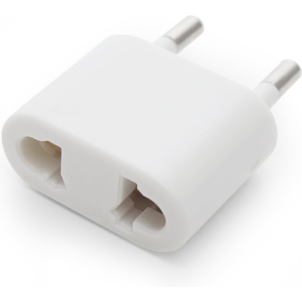 Изображение товара Электрический адаптер-переходник Jilion (без заземления), плоский, 10А, белый 9533846