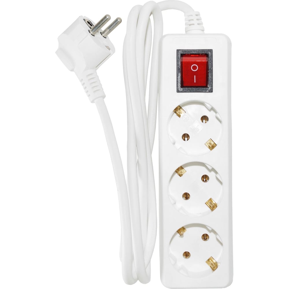 Изображение товара Удлинитель Jilion U-3g-7m-Z-V-c с 3 евророзетками (с/з, с/в) 7м SIMPLE 9534063