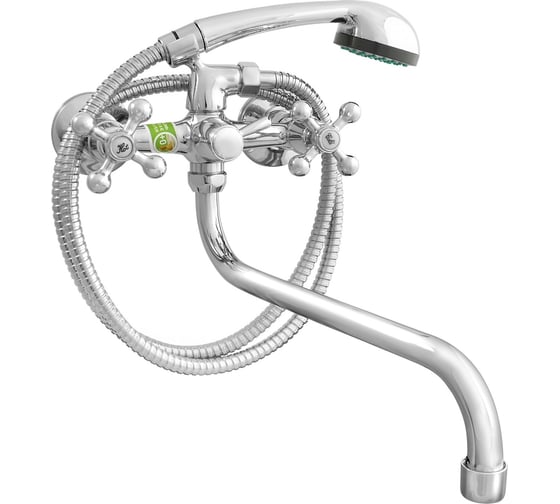 Изображение товара Ванно-душевой смеситель Juguni двуручный, JGN0140, кран-бук 0402.656