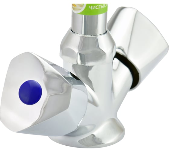 Изображение товара Двуручный смеситель для мойки Juguni JGN0330, кран-букса резиновая 0402.643