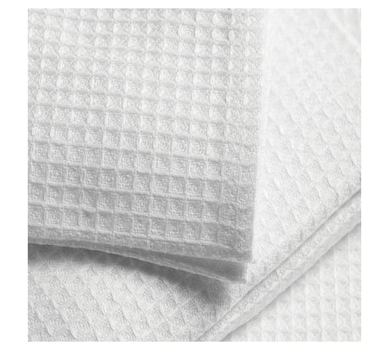 Изображение товара Вафельная отбеленная салфетка ЛАЙМА, 45х80 см, плотность 200 (±10) г/м2, европодвес, 604764