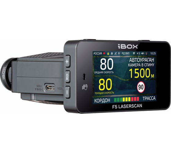 Изображение товара Видеорегистратор iBOX с радар-детектором F5 LaserScan 1424