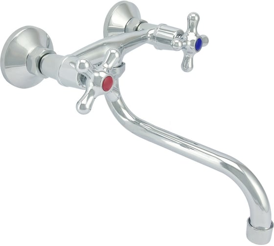 Изображение товара Двуручный смеситель для умывальника Istok настенный 0402.974