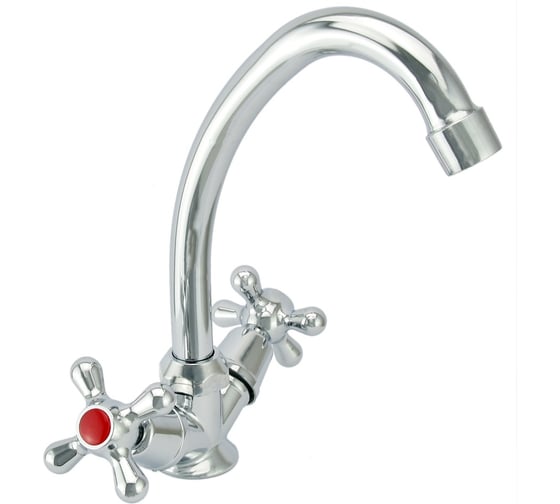 Изображение товара Двуручный смеситель для мойки Istok крепление гайка 0402.713