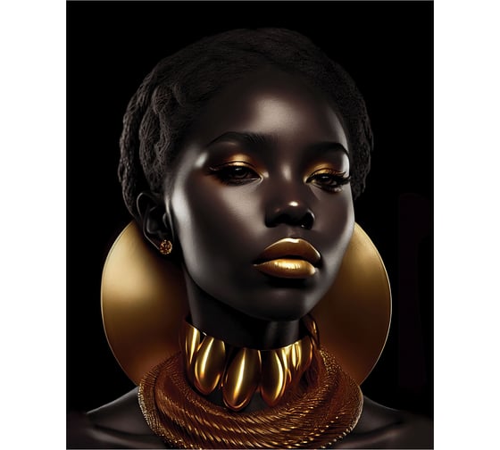 Изображение товара Картина Fbrush Красота в золоте 3 40х50 см kt45-14236