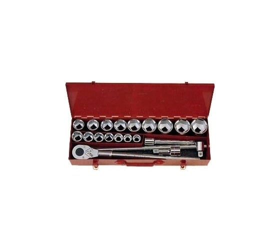 Изображение товара Набор инструмента, 12 граней 19-50мм 20 предметов FORCE 6201