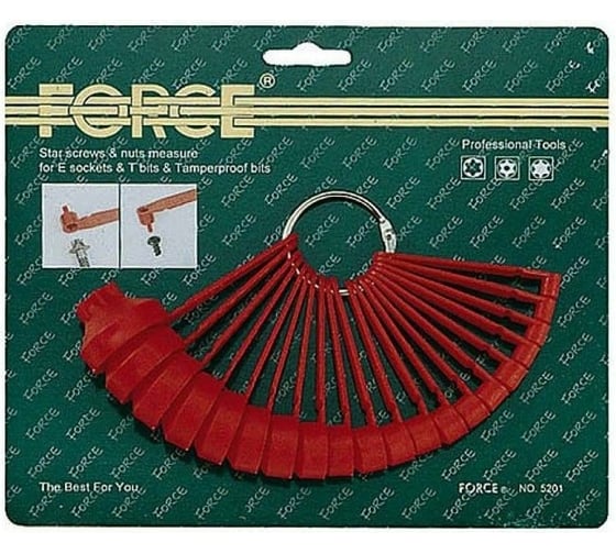 Изображение товара Набор для измерения размеров звёздочек FORCE 5201