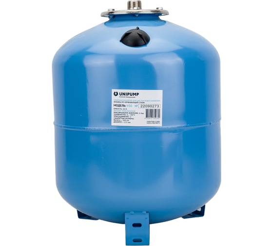 Изображение товара Гидроаккумулятор вертикальный (50 л) Unipump 26831