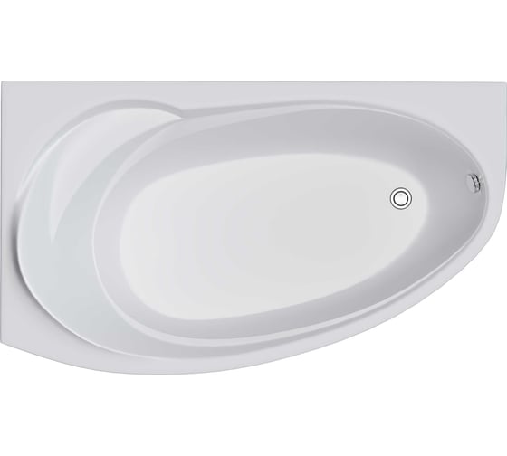 Изображение товара Акриловая ванна Marka One JULIANNA 160x95 асимметричная левая белая 01дж1695л
