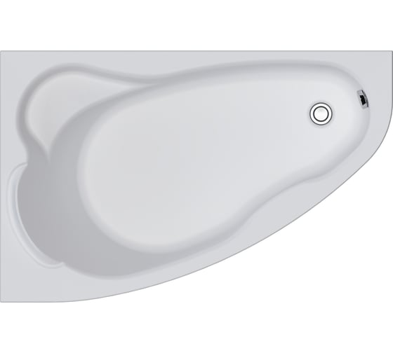 Изображение товара Акриловая ванна Marka One Lil 140x90 асимметричная левая белая 01лил1490л