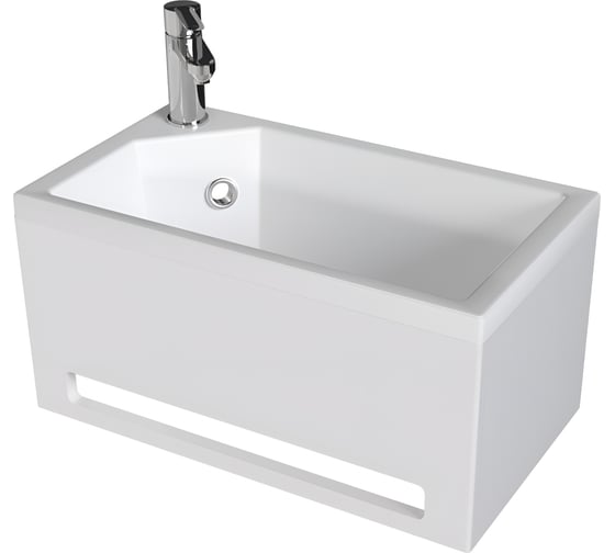 Изображение товара Панель с раковиной в ванную 1Marka Tiny XS MINI L подвесная У86733