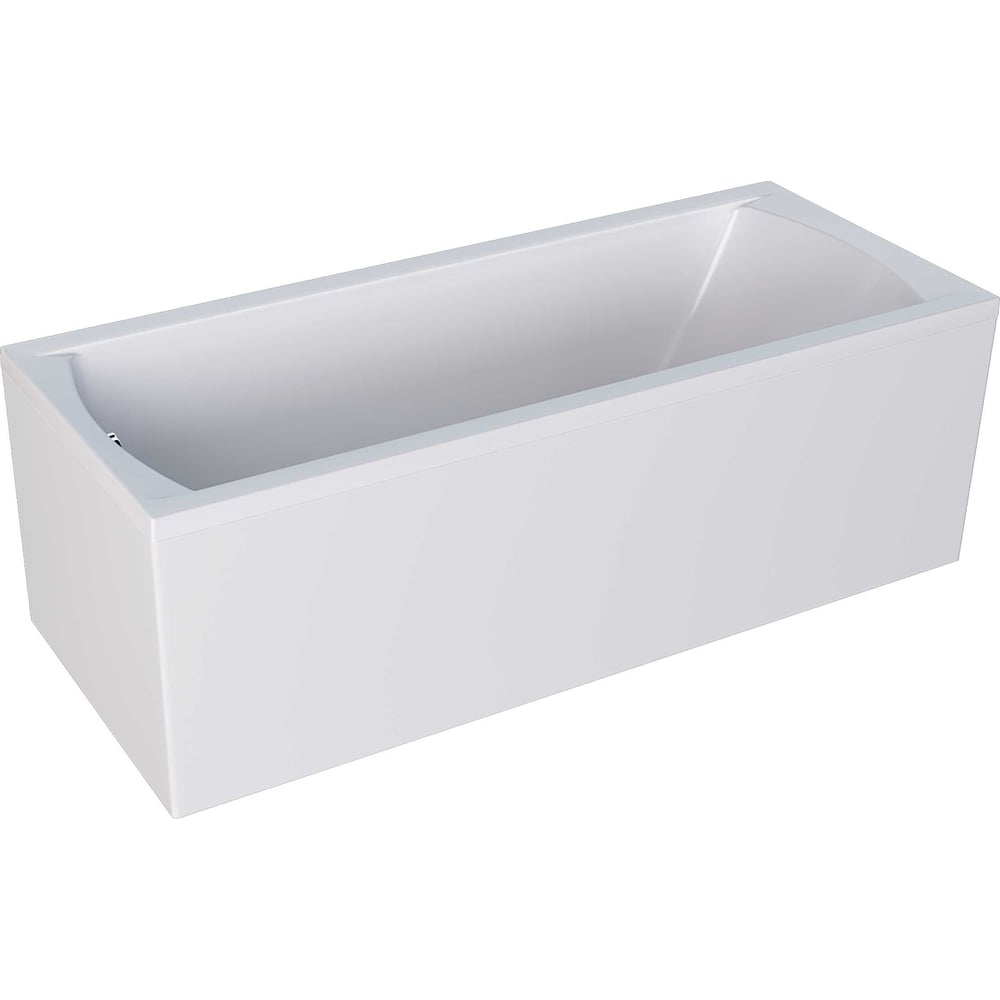 Изображение товара Акриловая ванна Marka One MODERN 165x70 прямоугольная белая 01мод16570