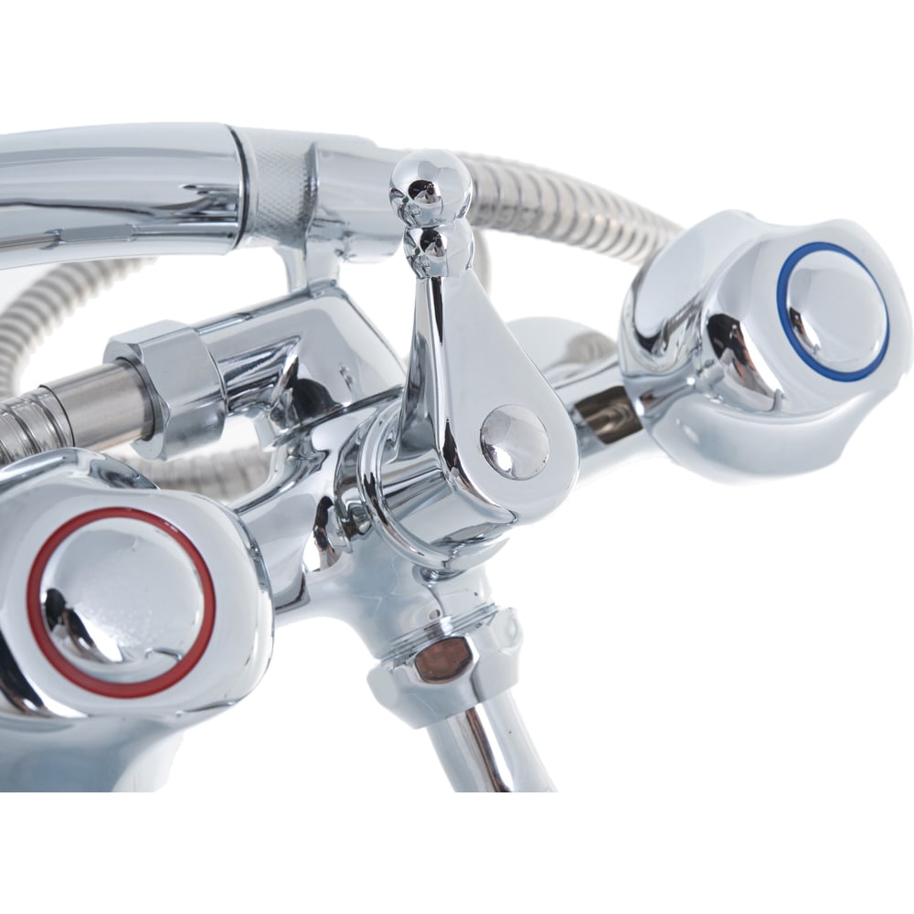 Изображение товара Смеситель для ванны LEDEME керамика L2126 806040 с поворотным изливом и лейкой