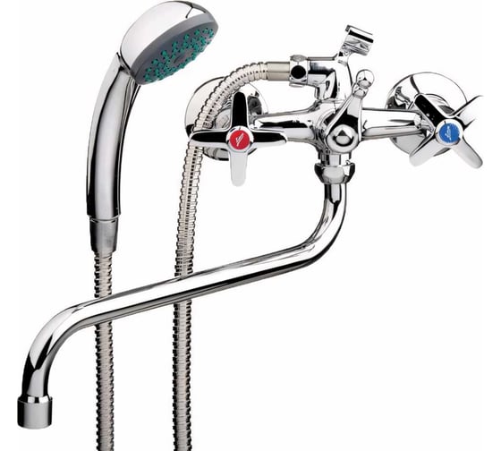 Изображение товара Смеситель на ванну LEDEME  крест керамика L2120 65720