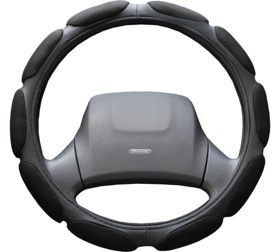 Изображение товара Оплетка SKYWAY Sponge classic 10 подушечек, L, черная, замша S01101042