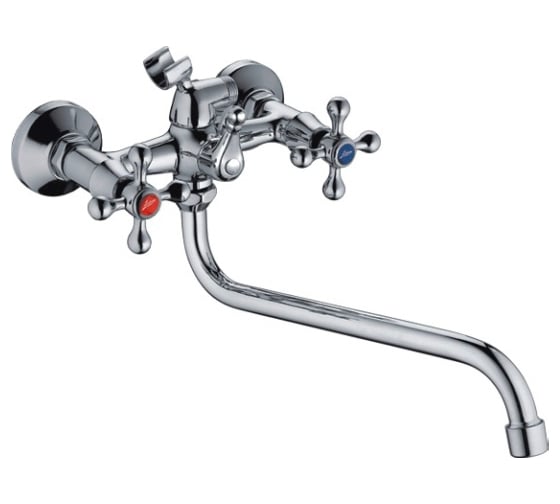 Изображение товара Смеситель для ванны LEDEME крест, керамика L2108 89252