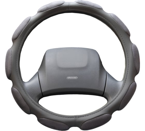 Изображение товара Оплетка SKYWAY Sponge classic 10 подушечек, L, серая, замша S01101043