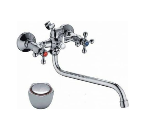 Изображение товара Смеситель для ванны LEDEME керамика картридж, переключатель душа L2309 806348