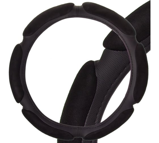 Изображение товара Оплетка SKYWAY Sponge air 6 подушечек, XL, черная, замша S01101074