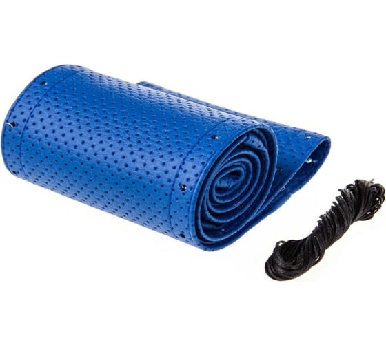 Изображение товара Оплетка SKYWAY Corset M, синяя, экокожа S01102402