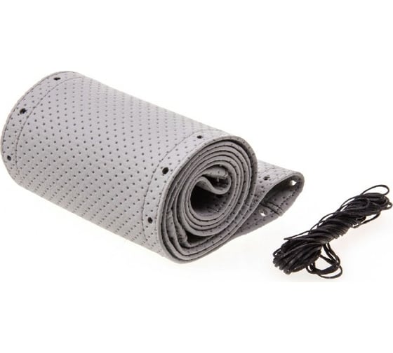 Изображение товара Оплетка SKYWAY Corset M, светло-серая, экокожа S01102406