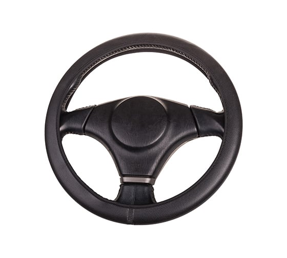 Изображение товара Оплетка SKYWAY FLEX-3 M, черная, экокожа S01109004