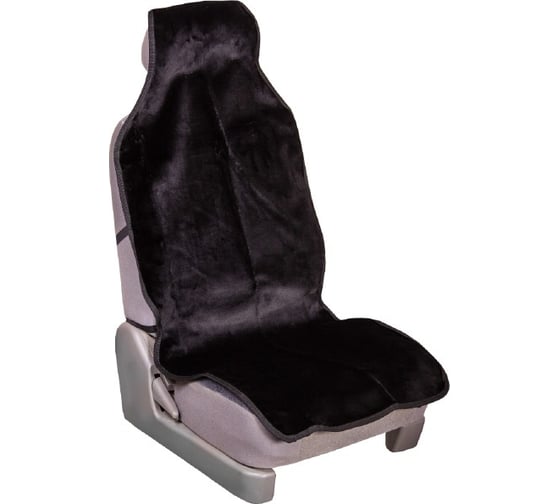 Изображение товара Накидка сиденья SKYWAY ARCTIC меховая, искусственный мутон, 1 предм., черный S03001092