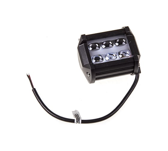 Изображение товара Светодиодная фара SKYWAY OFF ROAD прямоугольная, 12V/24V, 18W, 6000К, 6 диодов, дальний свет S07201052