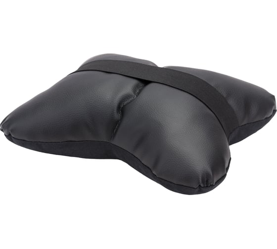 Изображение товара Подушка на подголовник SKYWAY алькантара/искусственная кожа, черная S08001004