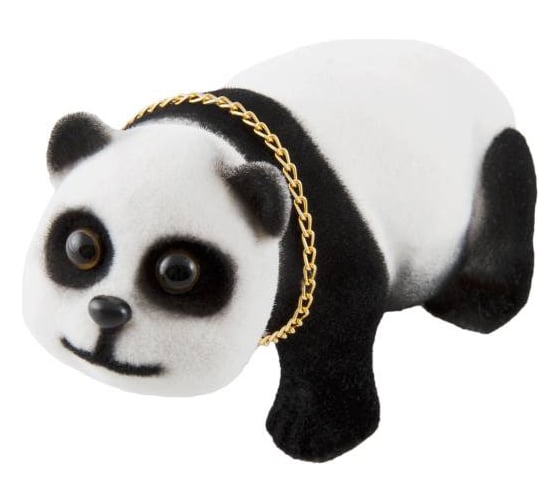 Изображение товара Панда в машину SKYWAY с освежителем лимон S04201013