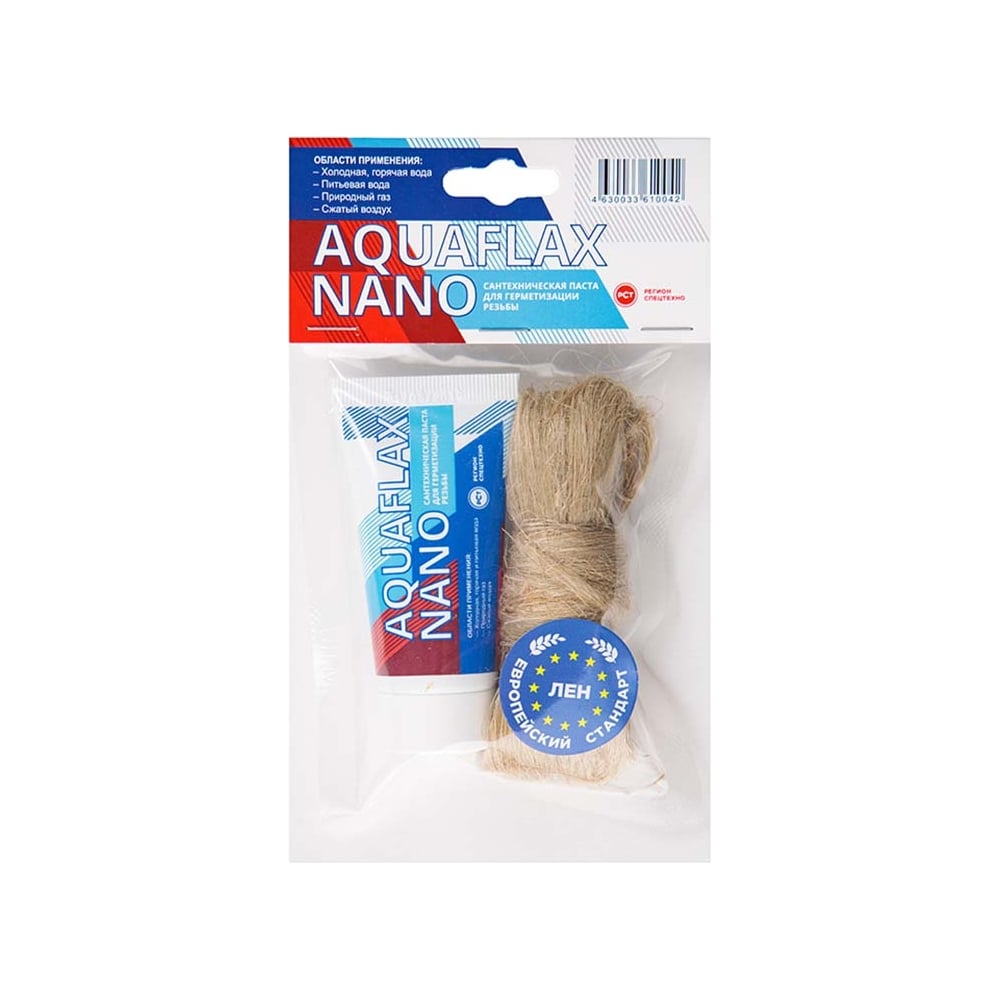 Уплотнительная паста Aquaflax nano персиковая зубная паста 100 г