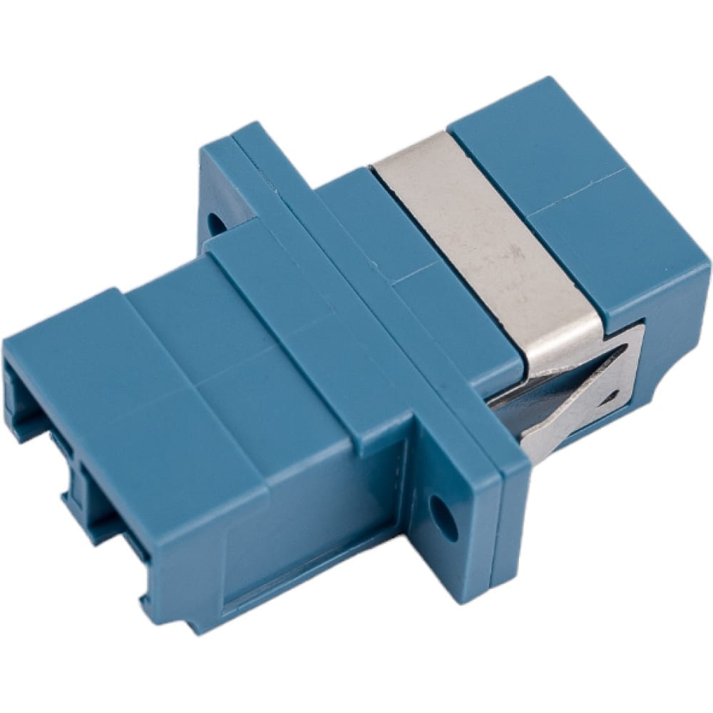 Дуплексный оптический адаптер TWT поводок капроновый с двойной латексной нитью зооник 2 м х 2 см синий